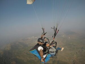 How much are paragliding scenes in Kamshet?