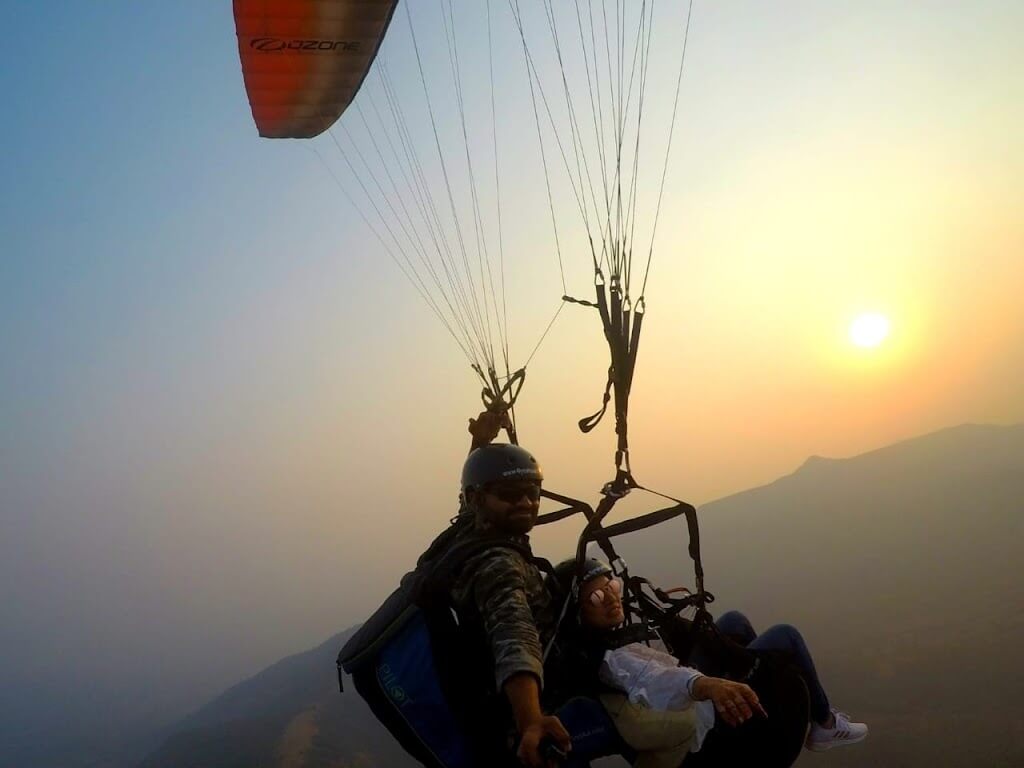 Kamshet Paragliding Adventure near Lonavala mumbai and pune