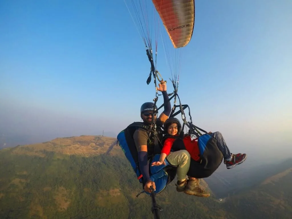 Kamshet Paragliding Adventure near lonavala mumbai and pune
